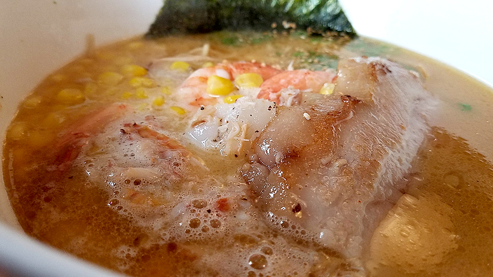 Eating Ramen for the First Time - Seafood and Kuro Buta Miso Ramen