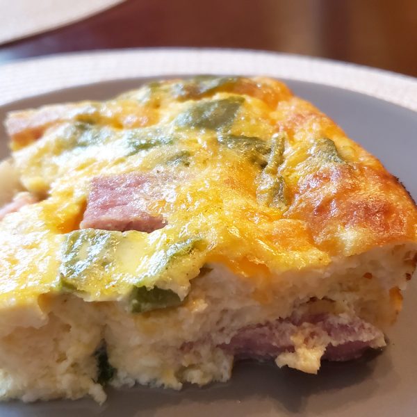 Keto and Low Carb Recipe: Ham and Egg Casserole